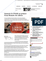 Anuncia La UNAM Su Primer Gran Remate de Libros - Aristegui Noticias