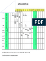 Jadual Mingguan