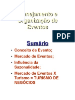 Planejamento e Organização de Eventos