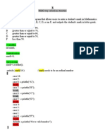 Multi-Way Selection Structure