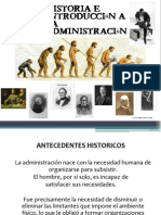 Antecedentes Historicos de La Administracion