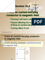 Section 16.4 Force On Current-Carrying Conductor in Magnetic Field