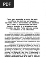 PEREIRA, Magnus. Plano para Sustentar a Posse na Parte Meridional da América Portuguesa (1772)