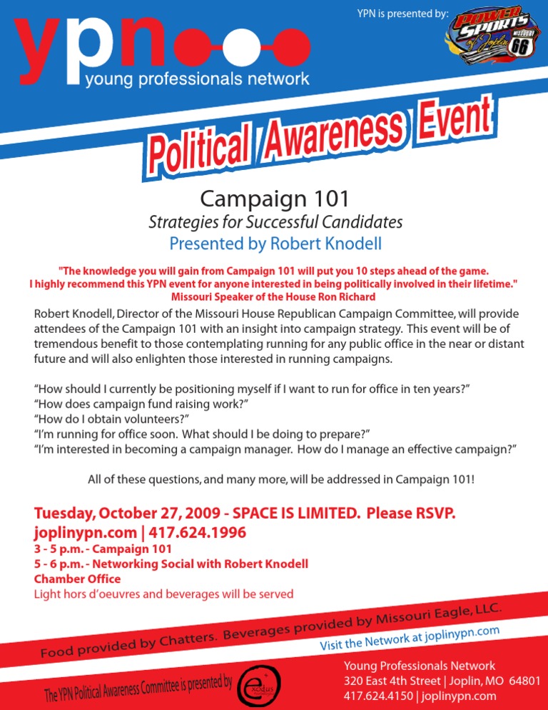 Campaign 101: Strategies for Candidates | PDF