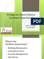 Pottsgrove School District Facilities Department: 2014-15 Budget Presentation
