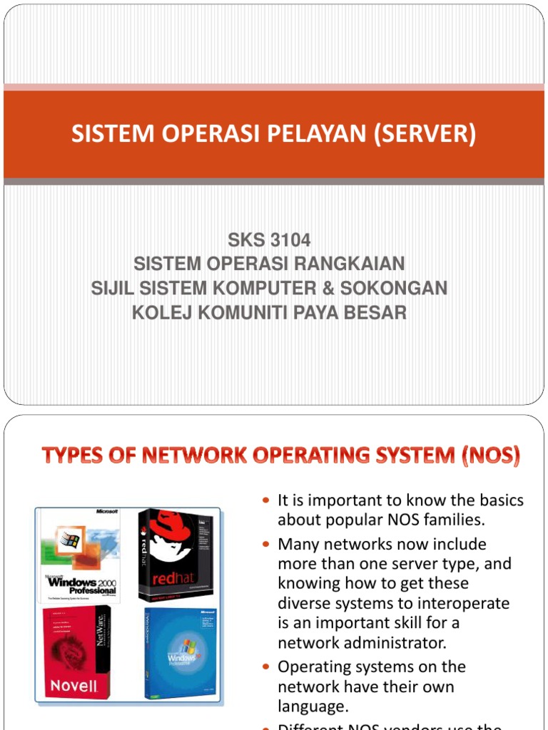 Server Operating Systems Overview | PDF | Linux | Windows 2000