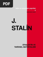 J. Stalin - Diyalektik Ve Tarihsel Materyalizm