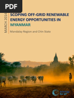 Download Scoping Off-Grid Renewable Energy Opportunities in Myanmar by Energy for All SN214577355 doc pdf