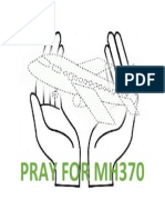 Pray For Mh370 Coloring