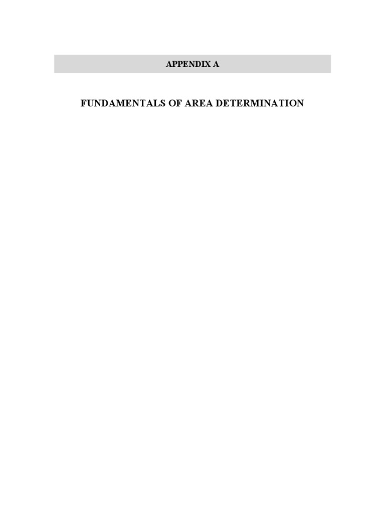 Appendix A-Shape | PDF | Area | Shape