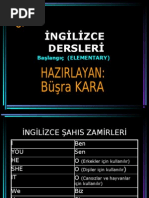 İngİlİzce Derslerİ