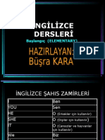 İngİlİzce Derslerİ