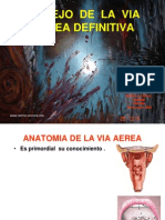 Manejo de La via Aerea Definitiva