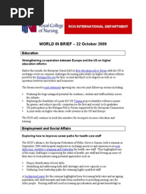 091022 World in Brief 22 October 2009