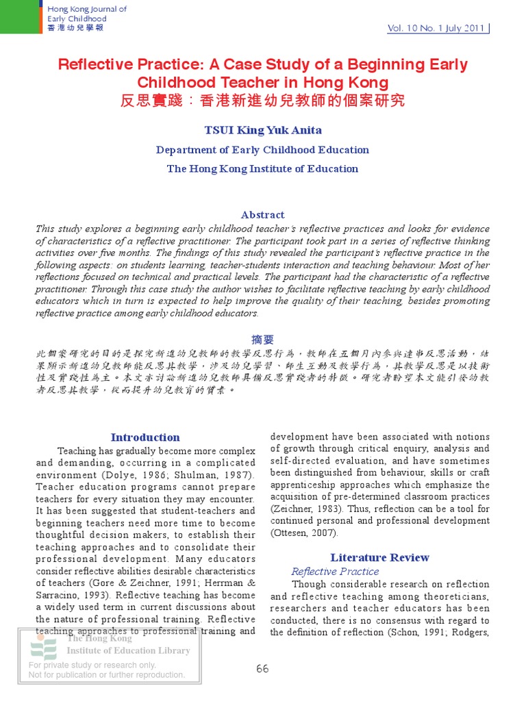 Reflective practice in nursing image