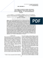 Modelling of Simultaneous Mass and Heat Transfer With Chemical Reaction Using The Maxwell-Stefan Theory-II Non-Isothermal Study