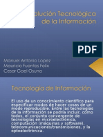 Revolución Tecnológica de La Información - 4ta Rev. Ind.