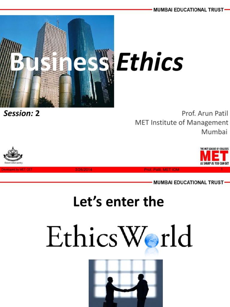 Business Ethics | PDF | Business Ethics | Profession