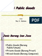 Teori Public Goods