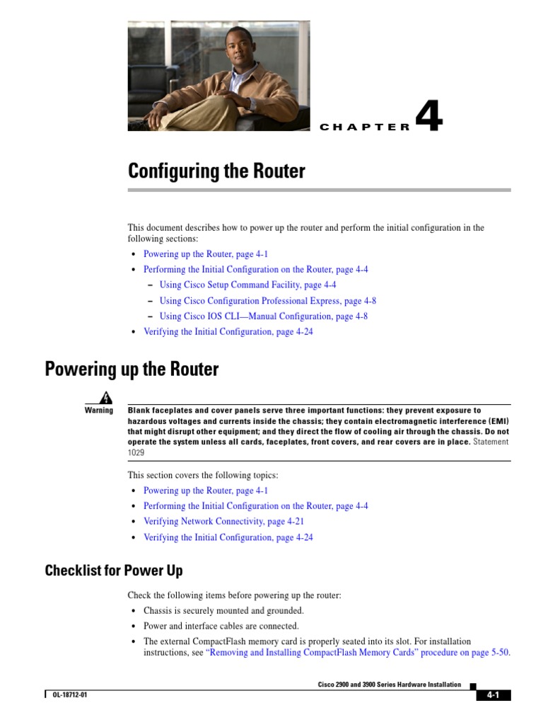 Configure Cisco Router 2911 | PDF