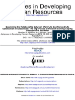 2 Examining the Relationship Between WorkLife Conflict and Life Satisfaction in Executives the Importance of Problem-Solving Coping Interventions and HRD