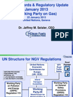 NGV Standards & Regulatory Update January 2013 (Working Party On Gas)