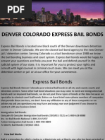 Express Bail Bonds Denver Colorado