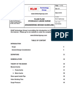 ENGINEERING DESIGN GUIDELINE Fluid Flow Hydraulic Surge Rev01web