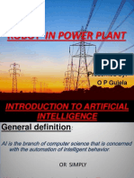 Robot in Power Plant: Presented By: O P Gujela