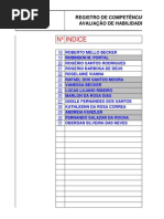 reg-FOR-21-01 Registro de Competências e Avaliação dde Habilidades