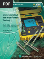 Wenner Method for Soil Resistivity Testing | PDF | Electrical ...