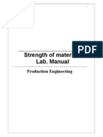 Strength of Materials Assignment Manual