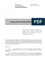 Instrução Normativa 001-2014 - Corpo de Bombeiros Militar Do Estado Do Rio Grande Do Sul (1) - Enviar Destacadas