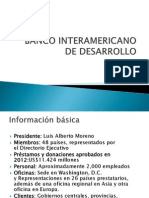 Banco Interamericano de Desarrollo