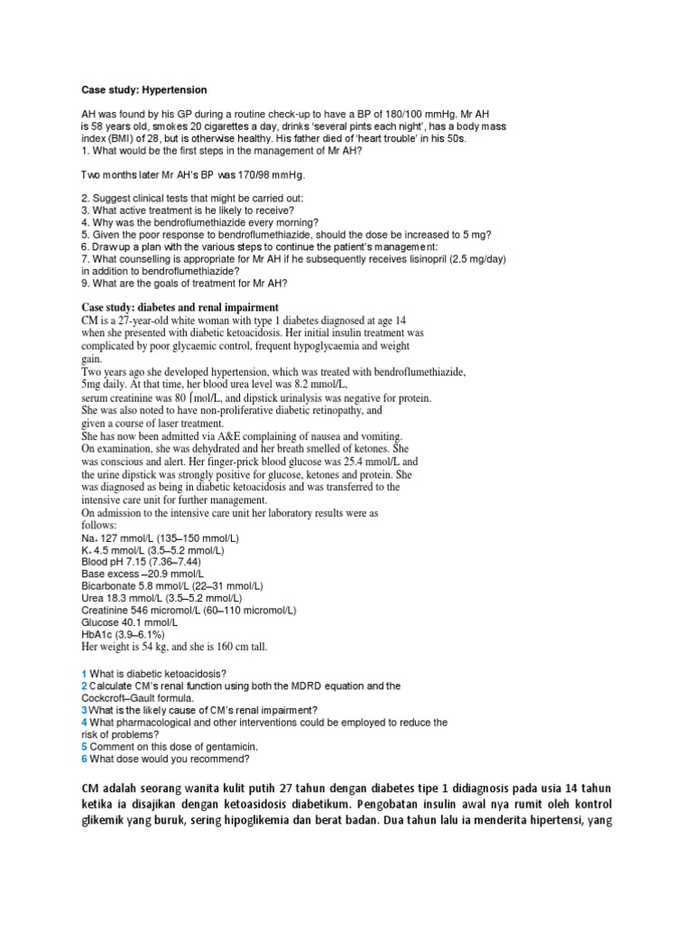 Hypertension case study nursing image