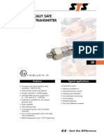 Pressure Transmitter Intrinsically Safe: TM/Ex