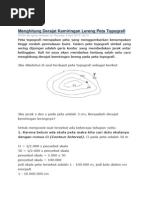 Download Menghitung Derajat Kemiringan Lereng Peta Topografi by Nita Irmawati SN214643781 doc pdf