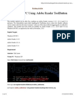 Hack Remote PC Using Adobe Reader Toolbutton Use After Free: Exploit Targets