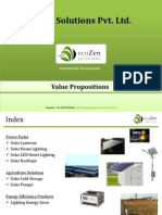 Ecozen Solutions Pvt. LTD.: Value Propositions