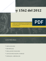 Ley 1562 Del 2012 - Presentacion