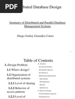 Distributed Database Design