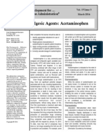 03 2014 Analgesic Agents - Acetaminophen