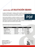 Ficha Técnica Junta E&m 64 PDF