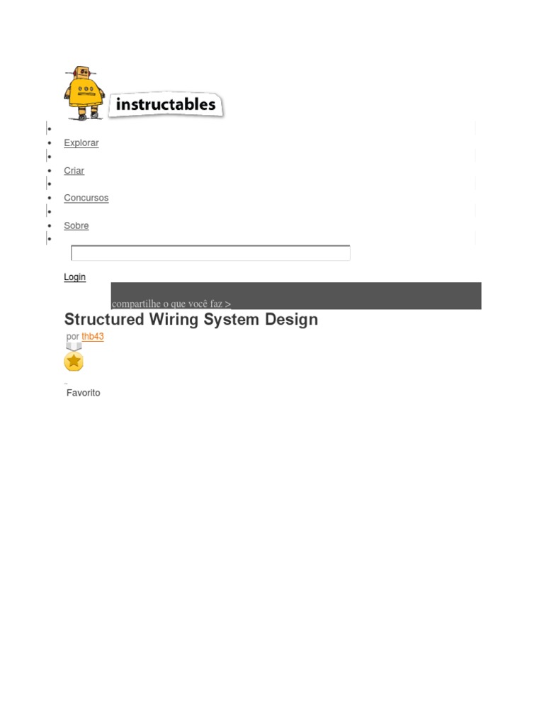 Structured Wiring System Design: Explorar | PDF | Electrical Connector ...