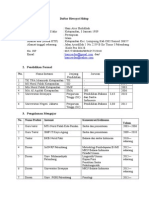 Daftar Riwayat Hidup