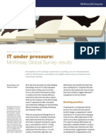 IT Under Pressure McKinsey Global Survey Results