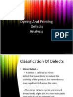 Dyeing and Printing Defects