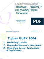 A) Mkdki Dan Disiplin Seminar Lampung Dr Ruskandi m