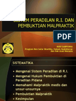 Bs Sistem Peradilan & Pembuktian Malpraktik