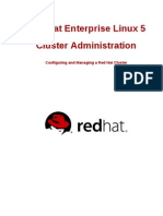 Red Hat Cluster Administration